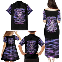 I'm A B I'm A Lover I'm A Crazy Mother Family Matching Puletasi Dress and Hawaiian Shirt - Wonder Print Shop