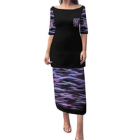 I'm A B I'm A Lover I'm A Crazy Mother Family Matching Puletasi Dress and Hawaiian Shirt - Wonder Print Shop