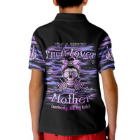I'm A B I'm A Lover I'm A Crazy Mother Kid Polo Shirt - Wonder Print Shop