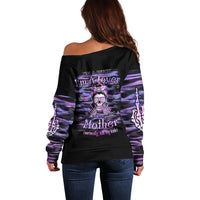 I'm A B I'm A Lover I'm A Crazy Mother Off Shoulder Sweater - Wonder Print Shop