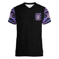 I'm A B I'm A Lover I'm A Crazy Mother Women V Neck T Shirt - Wonder Print Shop