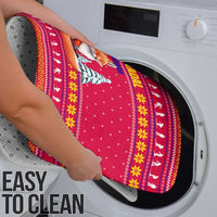 Bon Nadal Andorra Christmas Bathroom Set with Fox Snowy Trees and Andorran Flag - Wonder Print Shop