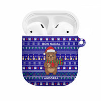 Bon Nadal Andorra Christmas AirPods Case Holiday Bear, Snowflakes, Paw Prints & Winter - Wonder Print Shop
