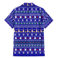 Bon Nadal Andorra Christmas Family Matching Mermaid Dress and Hawaiian Shirt Holiday Bear, Snowflakes, Paw Prints & Winter - Wonder Print Shop