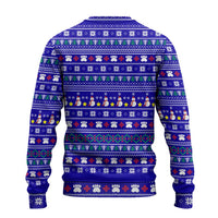 Bon Nadal Andorra Christmas Ugly Christmas Sweater Holiday Bear, Snowflakes, Paw Prints & Winter - Wonder Print Shop