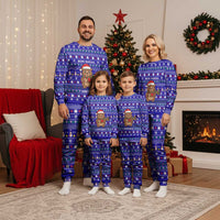 Bon Nadal Andorra Christmas Pajama Set Holiday Bear, Snowflakes, Paw Prints & Winter - Wonder Print Shop