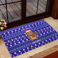 Bon Nadal Andorra Christmas Rubber Doormat Holiday Bear, Snowflakes, Paw Prints & Winter - Wonder Print Shop