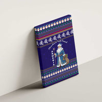 Armenia Christmas Canvas Wall Art with Santa Claus Shnorhavor Surb Tsnund and Gift Bag Pattern - Wonder Print Shop