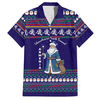 Armenia Christmas Family Matching Puletasi and Hawaiian Shirt with Santa Claus Shnorhavor Surb Tsnund and Gift Bag Pattern - Wonder Print Shop
