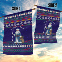 Armenia Christmas Garden Flag with Santa Claus Shnorhavor Surb Tsnund and Gift Bag Pattern - Wonder Print Shop