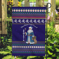 Armenia Christmas Garden Flag with Santa Claus Shnorhavor Surb Tsnund and Gift Bag Pattern - Wonder Print Shop