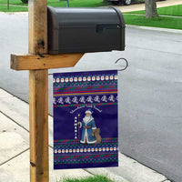Armenia Christmas Garden Flag with Santa Claus Shnorhavor Surb Tsnund and Gift Bag Pattern - Wonder Print Shop