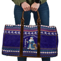Armenia Christmas Travel Bag with Santa Claus Shnorhavor Surb Tsnund and Gift Bag Pattern - Wonder Print Shop