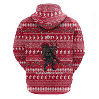 Austria Christmas Hoodie with German Text Red Pattern and Festive Lights - Wonder Print Shop