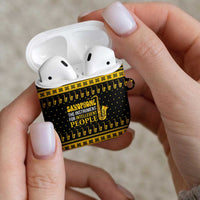 Saxophone The Instrument For Intellegent People Christmas AirPods Case Xmas Holiday Patterns - Wonder Print Shop