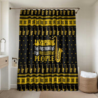 Saxophone The Instrument For Intellegent People Christmas Bathroom Set Xmas Holiday Patterns - Wonder Print Shop