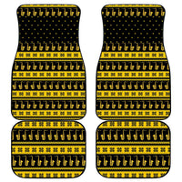Saxophone The Instrument For Intellegent People Christmas Car Mats Xmas Holiday Patterns - Wonder Print Shop