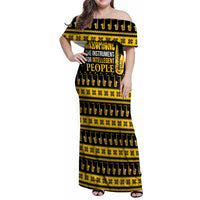 Saxophone The Instrument For Intellegent People Christmas Family Matching Off Shoulder Maxi Dress and Hawaiian Shirt Xmas Holiday Patterns - Wonder Print Shop