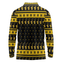 Saxophone The Instrument For Intellegent People Christmas Long Sleeve Polo Shirt Xmas Holiday Patterns - Wonder Print Shop