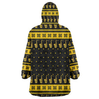 Saxophone The Instrument For Intellegent People Christmas Wearable Blanket Hoodie Xmas Holiday Patterns - Wonder Print Shop