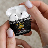 School Bus All Day Christmas AirPods Case Xmas Holiday Patterns - Wonder Print Shop