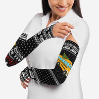 School Bus All Day Christmas Arm Sleeves Xmas Holiday Patterns - Wonder Print Shop