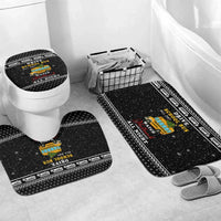 School Bus All Day Christmas Bathroom Set Xmas Holiday Patterns - Wonder Print Shop