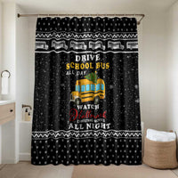 School Bus All Day Christmas Bathroom Set Xmas Holiday Patterns - Wonder Print Shop