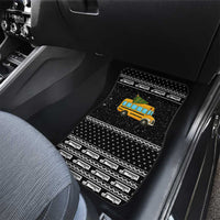 School Bus All Day Christmas Car Mats Xmas Holiday Patterns - Wonder Print Shop