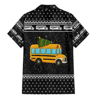 School Bus All Day Christmas Family Matching Mermaid Dress and Hawaiian Shirt Xmas Holiday Patterns - Wonder Print Shop