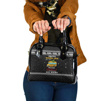 School Bus All Day Christmas Shoulder Handbag Xmas Holiday Patterns - Wonder Print Shop