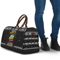 School Bus All Day Christmas Travel Bag Xmas Holiday Patterns - Wonder Print Shop