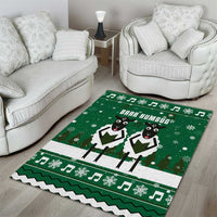 Sheep Baaa Humbug Christmas Area Rug Xmas Holiday Patterns - Wonder Print Shop