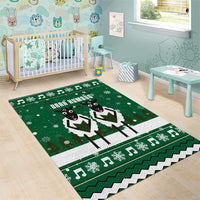 Sheep Baaa Humbug Christmas Area Rug Xmas Holiday Patterns - Wonder Print Shop