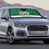 Sheep Baaa Humbug Christmas Auto Sun Shade Xmas Holiday Patterns - Wonder Print Shop