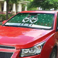 Sheep Baaa Humbug Christmas Auto Sun Shade Xmas Holiday Patterns - Wonder Print Shop
