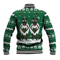 Sheep Baaa Humbug Christmas Baseball Jacket Xmas Holiday Patterns - Wonder Print Shop