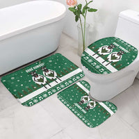 Sheep Baaa Humbug Christmas Bathroom Set Xmas Holiday Patterns - Wonder Print Shop