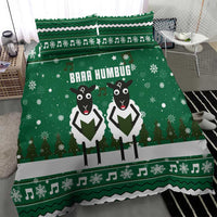 Sheep Baaa Humbug Christmas Bedding Set Xmas Holiday Patterns - Wonder Print Shop