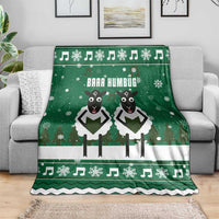 Sheep Baaa Humbug Christmas Blanket Xmas Holiday Patterns - Wonder Print Shop