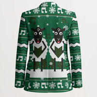 Sheep Baaa Humbug Christmas Blazer Xmas Holiday Patterns - Wonder Print Shop