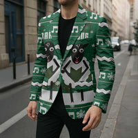 Sheep Baaa Humbug Christmas Blazer Xmas Holiday Patterns - Wonder Print Shop