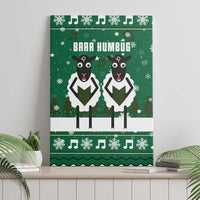 Sheep Baaa Humbug Christmas Canvas Wall Art Xmas Holiday Patterns - Wonder Print Shop
