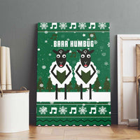 Sheep Baaa Humbug Christmas Canvas Wall Art Xmas Holiday Patterns - Wonder Print Shop