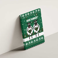 Sheep Baaa Humbug Christmas Canvas Wall Art Xmas Holiday Patterns - Wonder Print Shop
