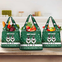 Sheep Baaa Humbug Christmas Grocery Bag Xmas Holiday Patterns - Wonder Print Shop