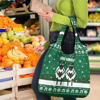 Sheep Baaa Humbug Christmas Grocery Bag Xmas Holiday Patterns - Wonder Print Shop