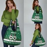 Sheep Baaa Humbug Christmas Grocery Bag Xmas Holiday Patterns - Wonder Print Shop