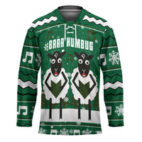 Sheep Baaa Humbug Christmas Hockey Jersey Xmas Holiday Patterns - Wonder Print Shop