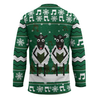 Sheep Baaa Humbug Christmas Hockey Jersey Xmas Holiday Patterns - Wonder Print Shop